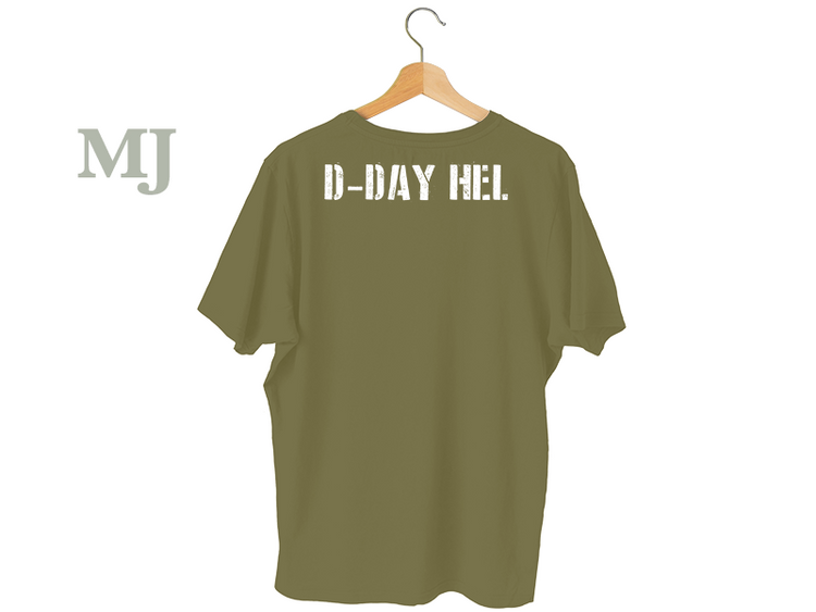 Koszulka T-shirt D-Day Hel Gwiazda Khaki Dziecięca
