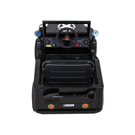 Autko Wojskowe Retro dla dzieci Czarny