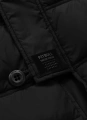 Kurtka zimowa pikowana parka z kapturem Pitbull West Coast KINGSTON II Czarna
