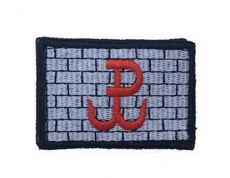 Flaga rzep do munduru emblemat Polska Walcząca
