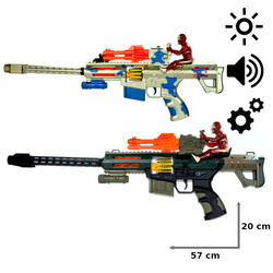 Karabin sygnałowy na światło i dźwięk ( dwa rodzaje) 011240, 013183