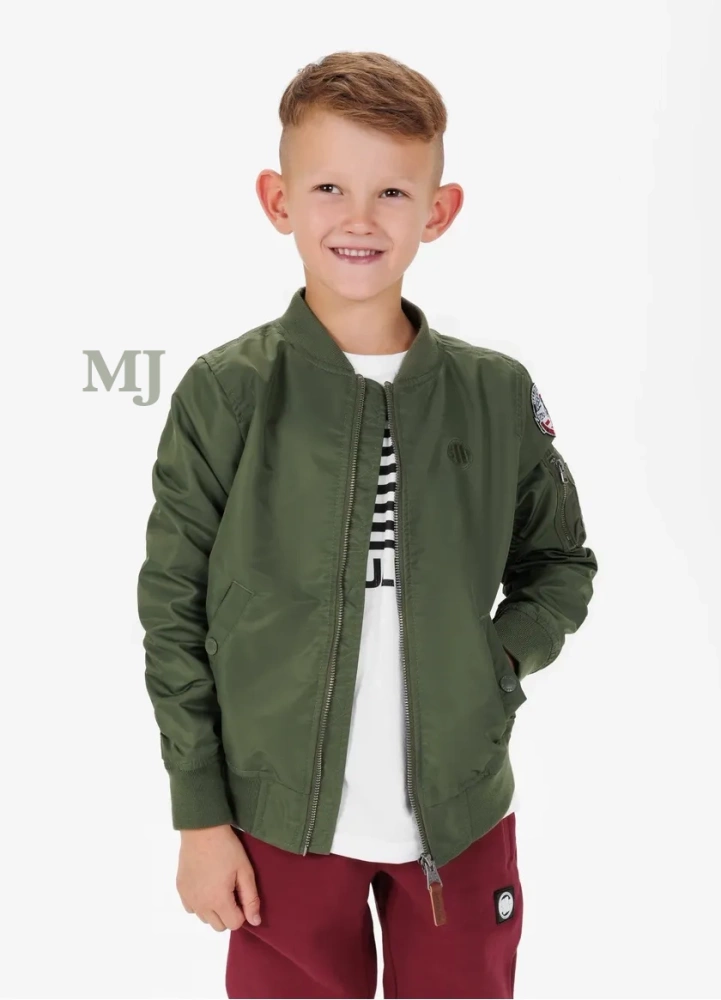 Kurtka przejściowa chłopięca MA-1 Oliwkowa PitBull