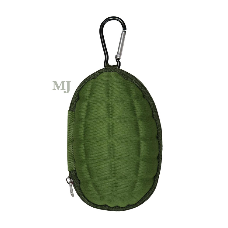 Etui na klucze granat zielone