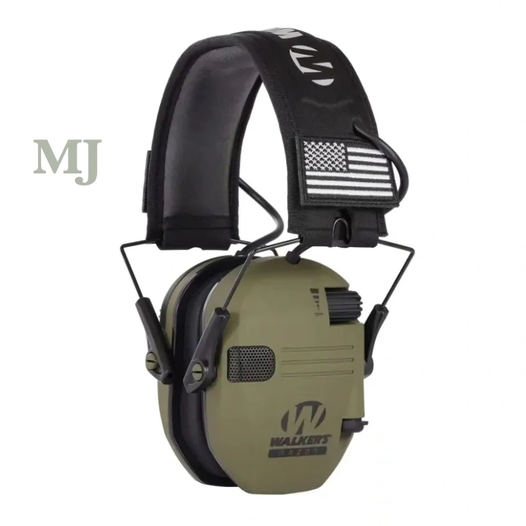 Słuchawki aktywne strzeleckie taktyczne elektroniczne nauszniki ochronniki słuchu przeciwszumowe