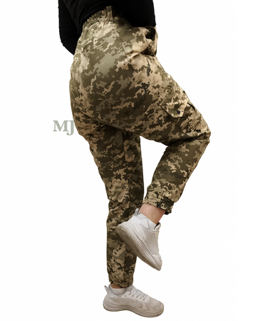 Spodnie joggery moro damskie AT- digital