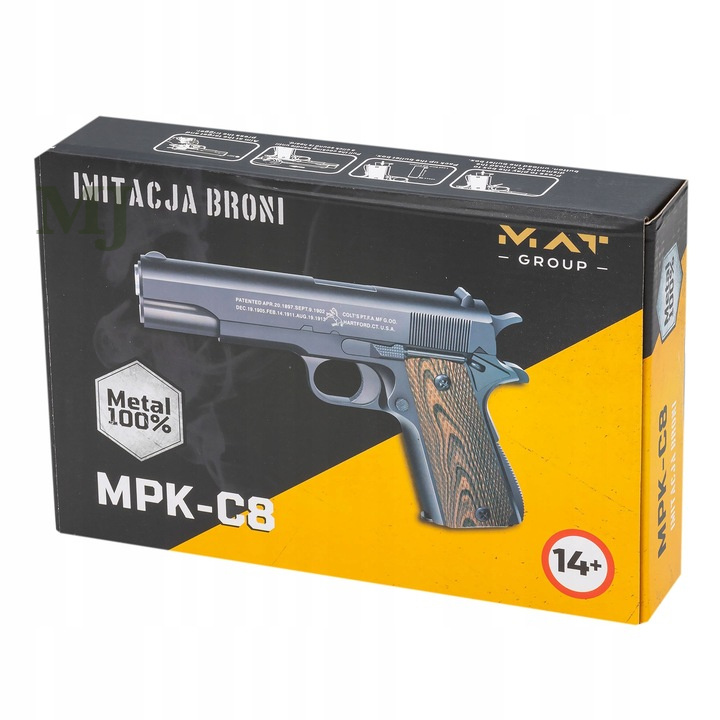 Pistolet na kulki metalowy MPK - C8