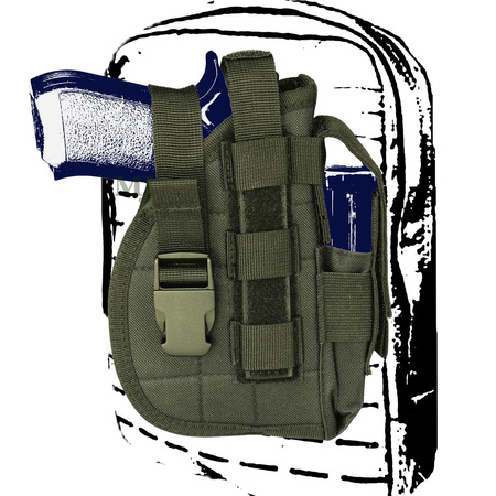 Kabura Pistoletowa Molle Zielona