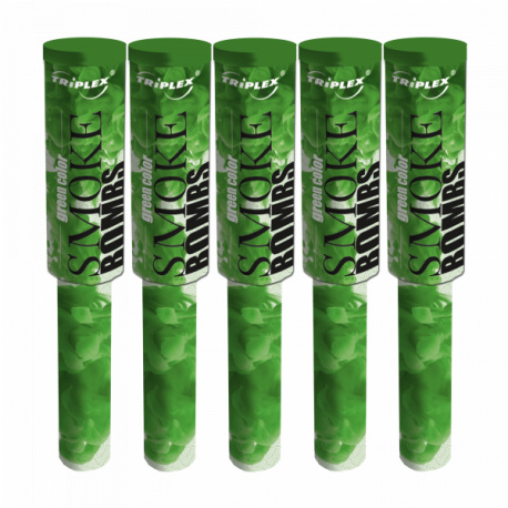 Dym zielony z rączką 1szt. TXF543-4 T1 20/5