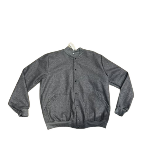 Kurtka bomberka wełniana damska jasno szara