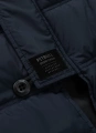 Kurtka zimowa pikowana parka z kapturem Pitbull West Coast KINGSTON II Ciemny Granatowy