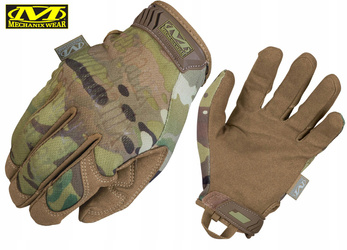 Rękawice taktyczne wojskowe mechanik the oryginal multicam XXL