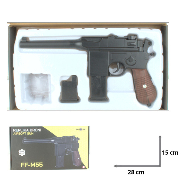 Pistolet metalowy na kulki FF-M55 78259