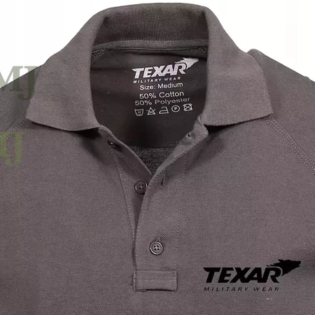 Koszulka taktyczna męska polo Texar Elite pro grey