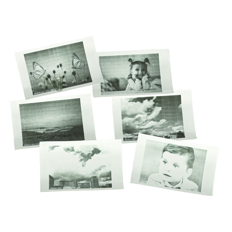 Aparat fotograficzny natychmiastowy, drukarka termiczna + wkłady, karta 32gb niebieski