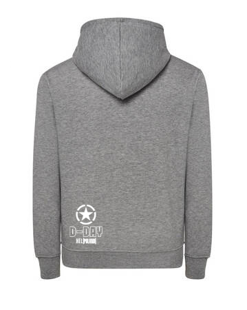 Bluza dziewczęca nadruk Czołg Hanomag szara