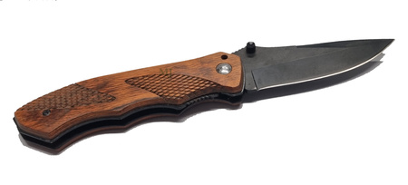 Nóż Składany drewniany Hickory Nut