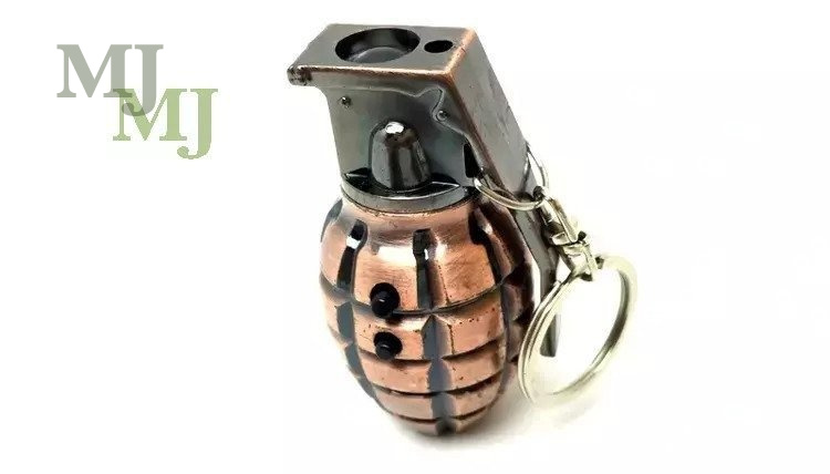 Latarka granat brelok laser