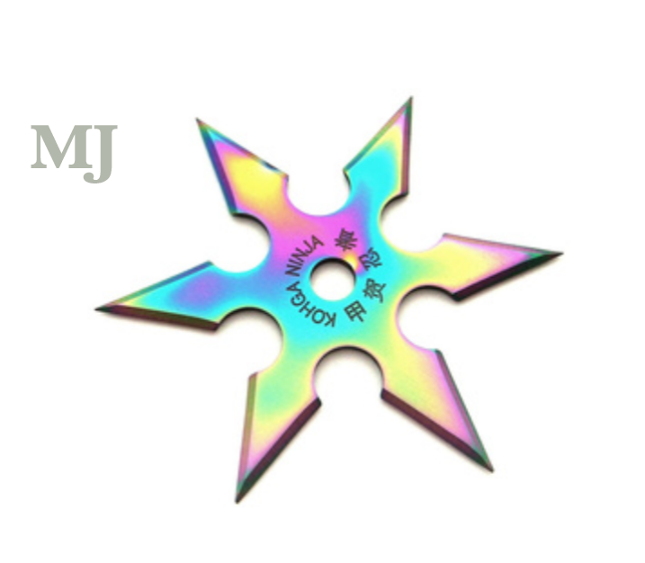 Nóż rzutka gwiazdka 6 ramion shuriken n-402b