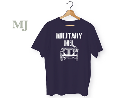 Koszulka T-shirt D-Day Hel Jeep Willys Granat