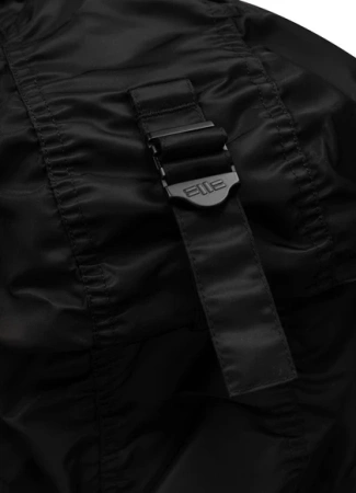 Kurtka zimowa męska z kapturem PitBull West Coast Harvest Czarna