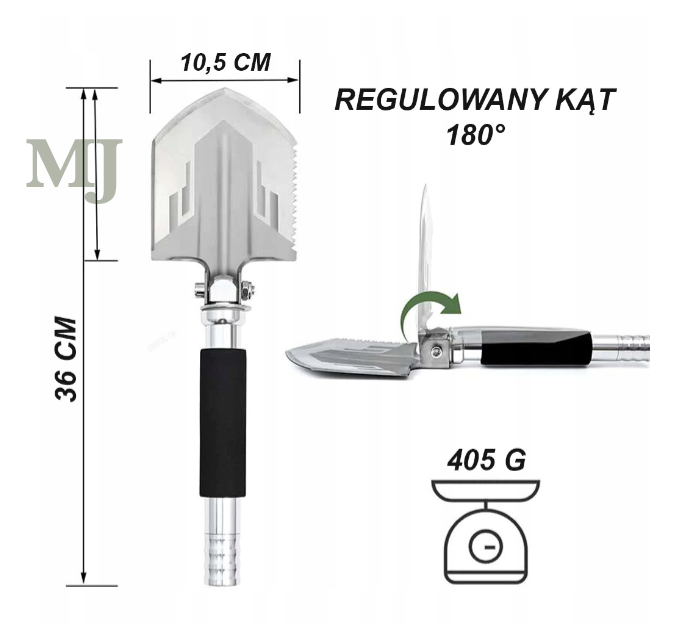 Saperka multifunkcyjna składana