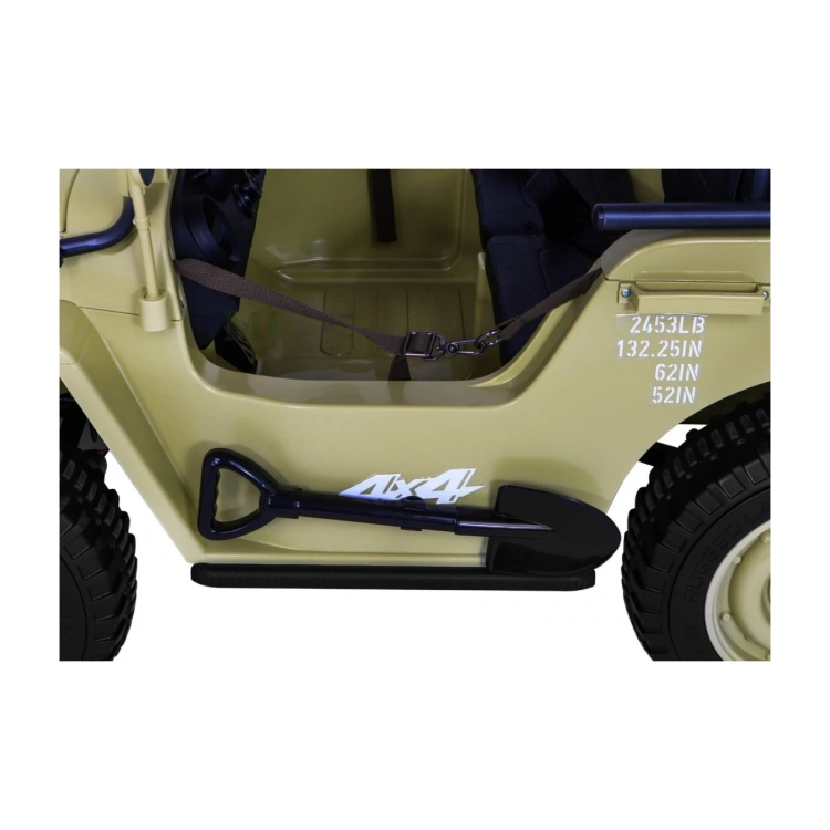 Autko Wojskowe Retro dla 3 dzieci 