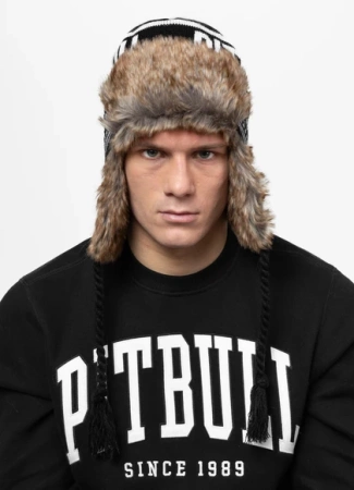 Czapka zimowa Mission Bay PitBull West Coast czarna z białym napisem – ciepło i styl