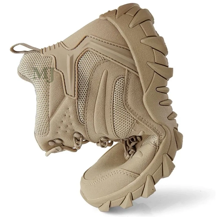 Buty trekkingowe taktyczne wojskowe wodoodporne FOXTER®  khaki rozmiar 43