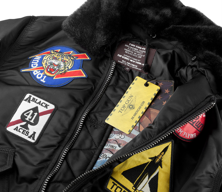 Kurtka lotnicza Mil-tec Top Gun Air Force Black