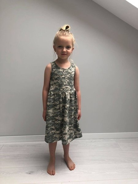 Sukienka dziewczęca moro ACU Produkt Polski