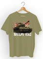 Koszulka T-shirt męska Czołg Rudy 102 khaki