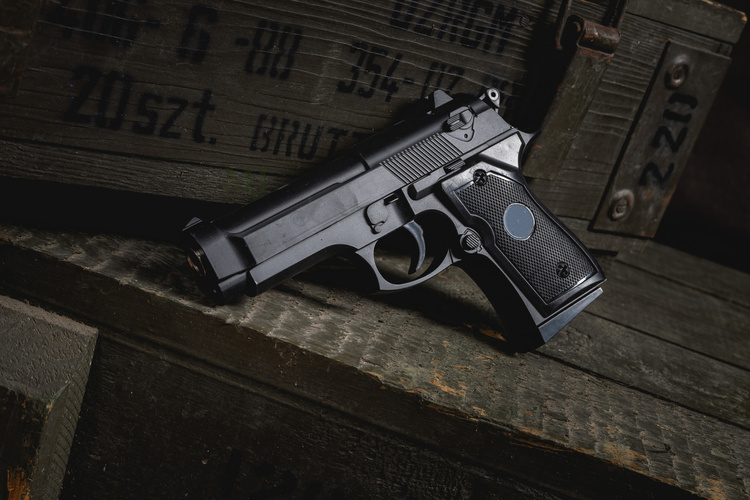 Pistolet metalowy na kulki MPK-V1