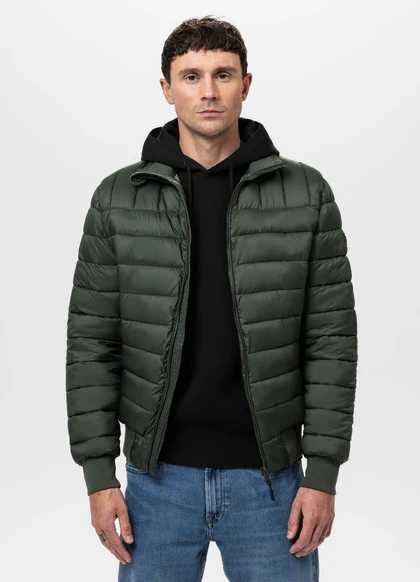 Kurtka pikowana przejściowa GRANGER II Ciemno Zielona