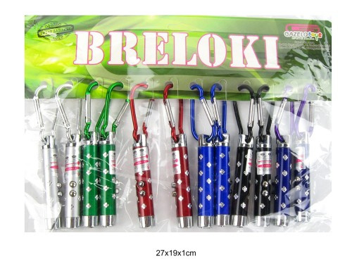 Brelok z laserem i latarką 8651