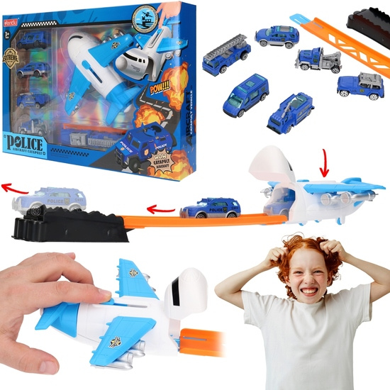 Samolot wyrzutnia aut POLICJA 2w1 Y-5154