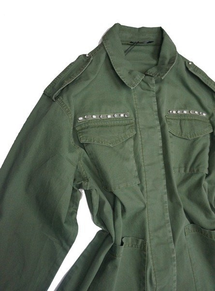 Kurtka parka damska/młodzieżowa zielona