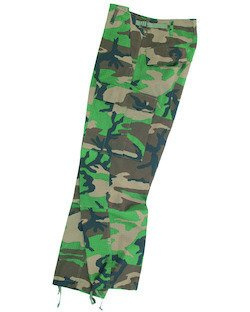 Spodnie Bojówki Feldhose Mil-Tec BDU woodland Rip-stop