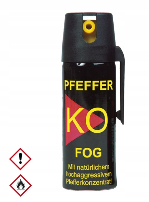 Gaz pieprzowy Klever KO FOG 50 ml - stożek