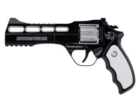 Pistolet metalowy na kapiszony czarny MPS-208-1