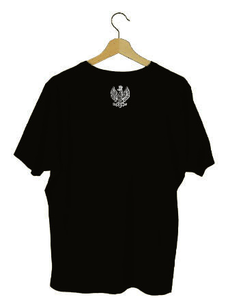 Koszulka T-shirt chłopięca Orzeł czarna