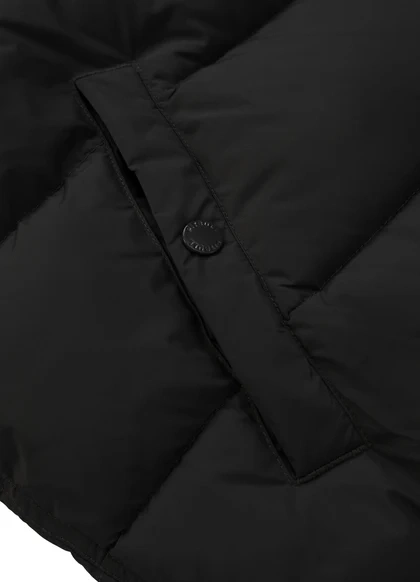 Kurtka zimowa męska z kapturem Gopher Czarna