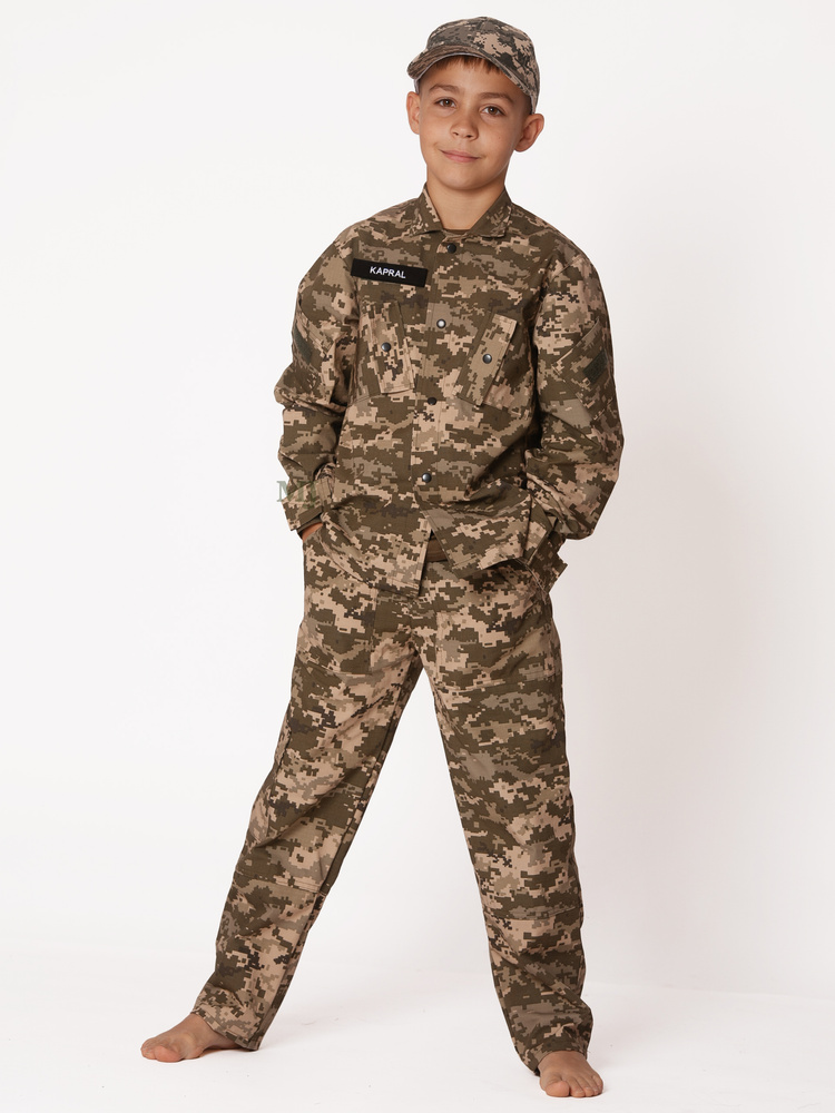 Mundur chłopięcy moro acu pixele Strój żołnierza Produkt Polski