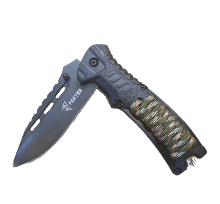 Nóż składany scyzoryk taktyczny myśliwski wojskowy krzesiwo 21,5cm