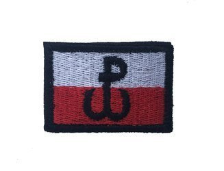 Flaga rzep do munduru emblemat Polska Walcząca