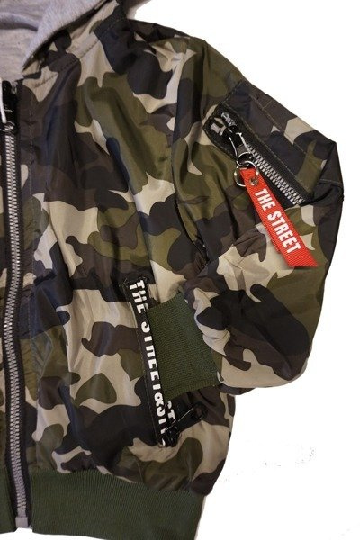 Kurtka moro/szara dwustronna chłopięca (dziecięca / młodzieżowa)