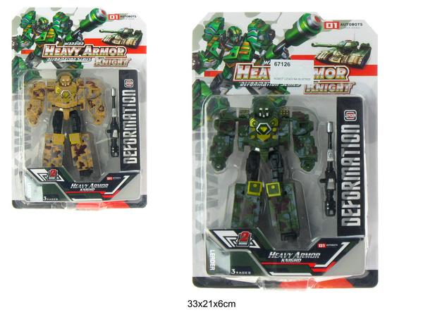 Robot transformer czołg