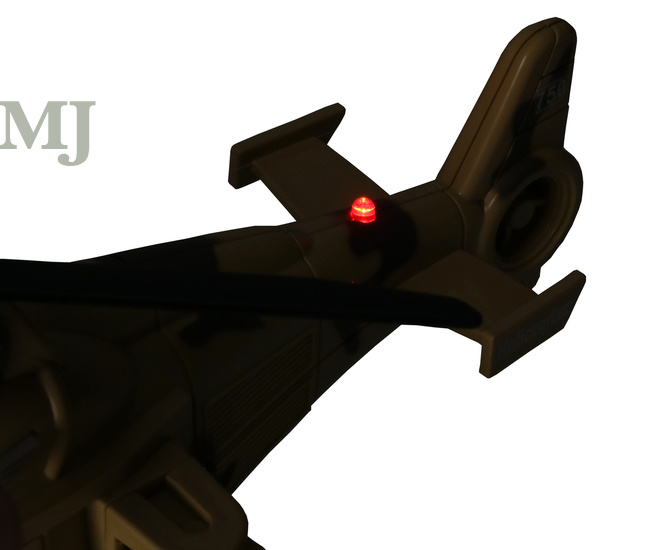 Helikopter wojskowy ratunkowy Armia światła dźwięk