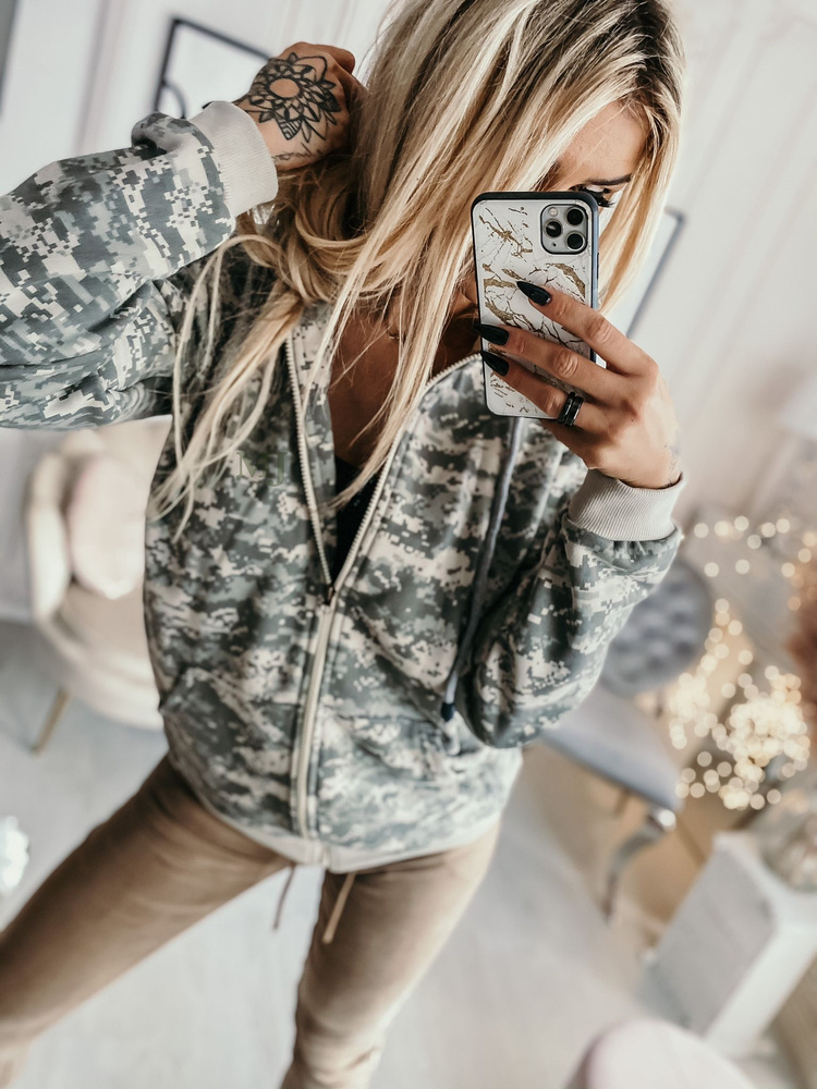 Bluza moro damska z kapturem Acu AT Digital Produkt Polski