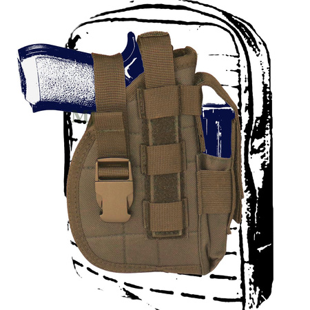 Kabura Pistoletowa Molle Coyote