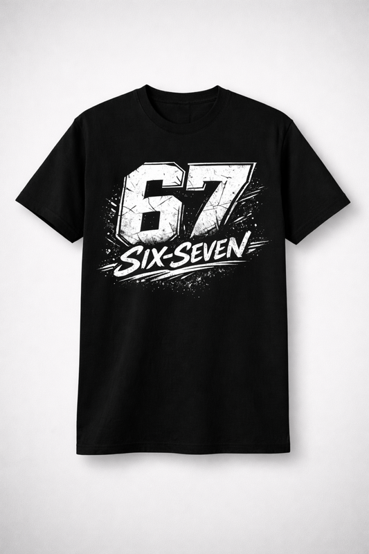 T-shirt six-seven  – kultowy mem 67 koszulka chłopięca